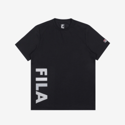 Fila Mesh - Miesten Poolopaita - Mustat | FI-22241